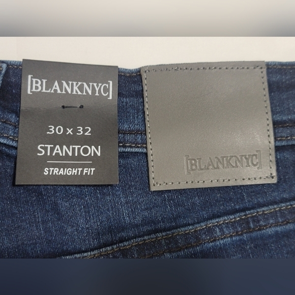 [Blank NYC] Stanton Men's 30X32 Straight Fit Denim Jeans - Picture 16 of 16